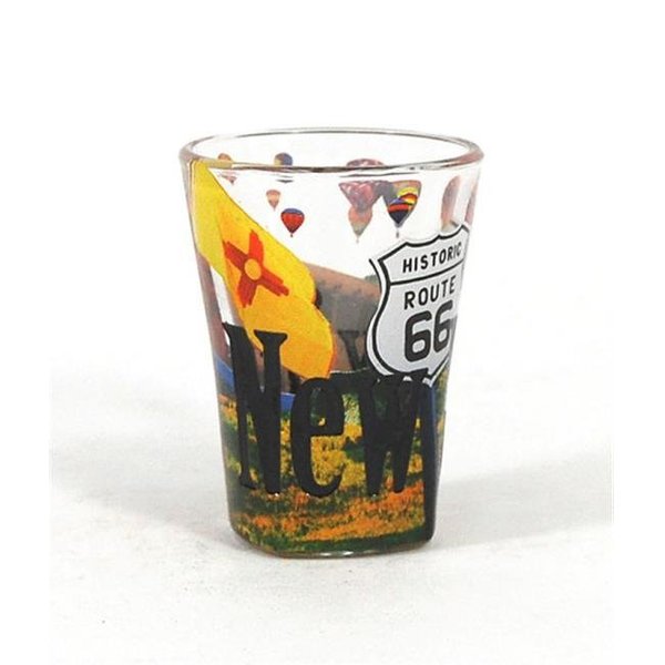 Americaware Americaware SGNMX01 New Mexico Full Color  Etched  Shot Glass SGNMX01